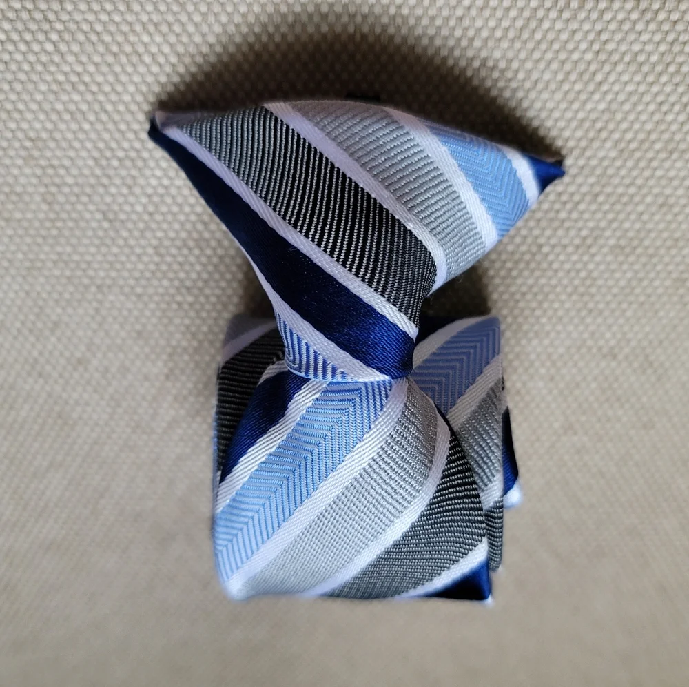 JCPENNEY Little Boys Multi Stripe Clip On Tie